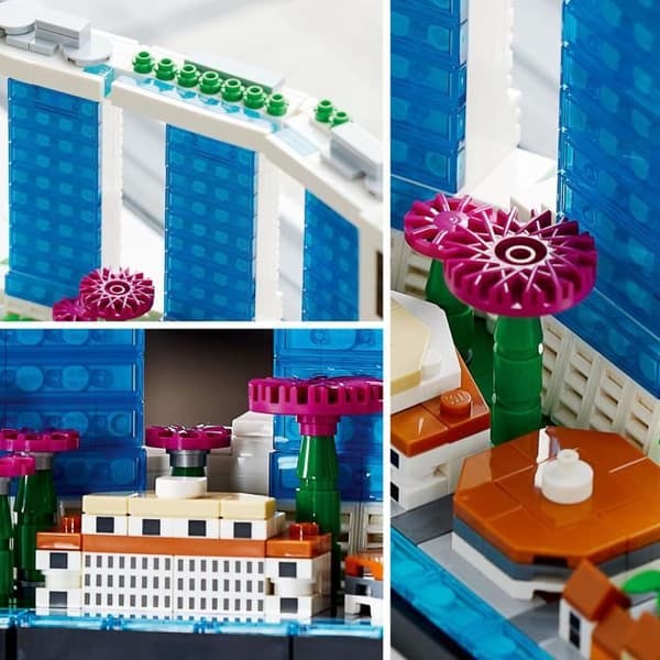 LEGO® 21057 Singapore arkitektur, hantverk för vuxna, Skyline Collection, heminredning