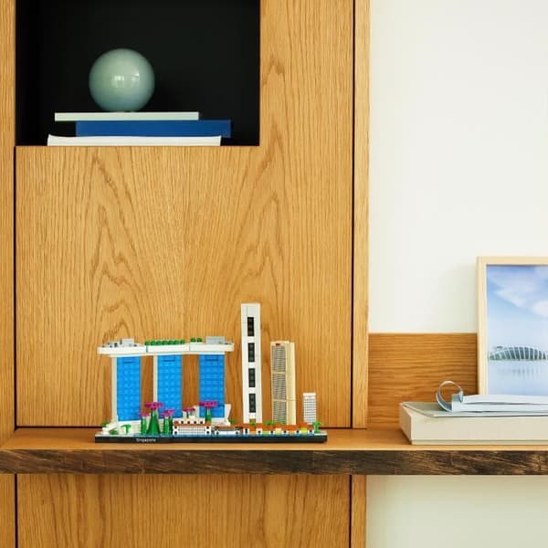 LEGO® 21057 Singapore arkitektur, hantverk för vuxna, Skyline Collection, heminredning