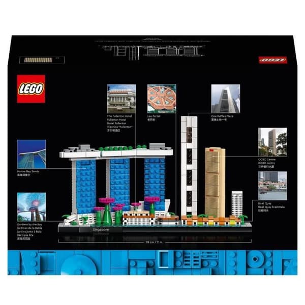 LEGO® 21057 Singapore arkitektur, hantverk för vuxna, Skyline Collection, heminredning