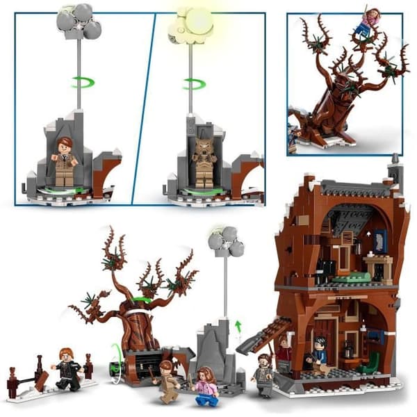 LEGO® 76407 Harry Potter Den skrikande hyddan och den svidande pilfången från Azkaban Leksaksset för barn från 9 år och uppåt