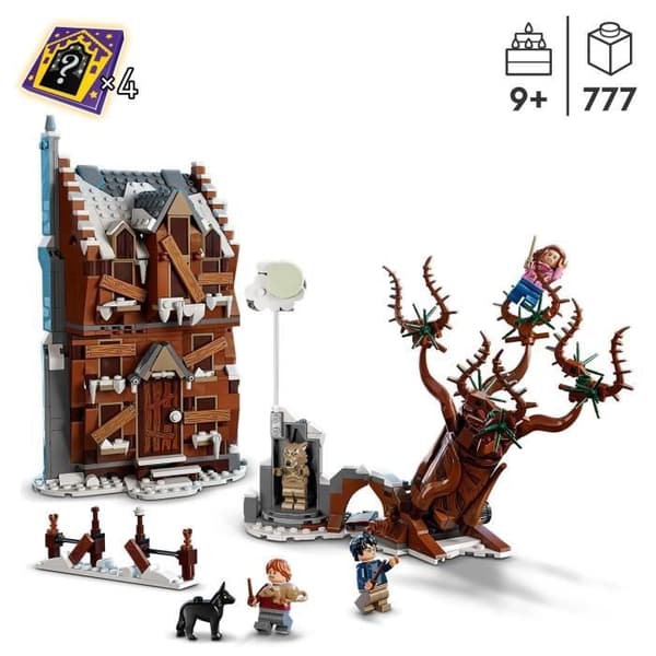 LEGO® 76407 Harry Potter Den skrikande hyddan och den svidande pilfången från Azkaban Leksaksset för barn från 9 år och uppåt