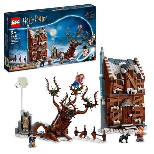 LEGO® 76407 Harry Potter Den skrikande hyddan och den svidande pilfången från Azkaban Leksaksset för barn från 9 år och uppåt