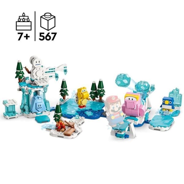 LEGO® Super Mario 71417 Morsinets snöiga äventyrsexpansionsset, leksak