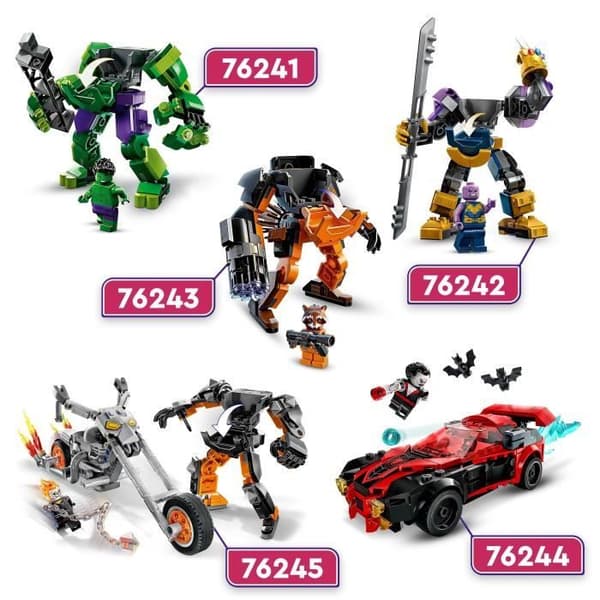 LEGO® Marvel 76245 Ghost Riders robot och motorcykel, leksak med superhjältefigur