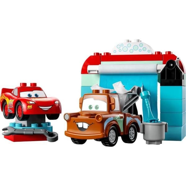 LEGO DUPLO Disney och Pixar 10996 biltvätt med Lightning McQueen och Martin, leksak