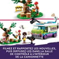 Miniatyrbild 5 av 6: LEGO® Friends 41749 Report Truck, med djurräddningsleksak, minidockafigur