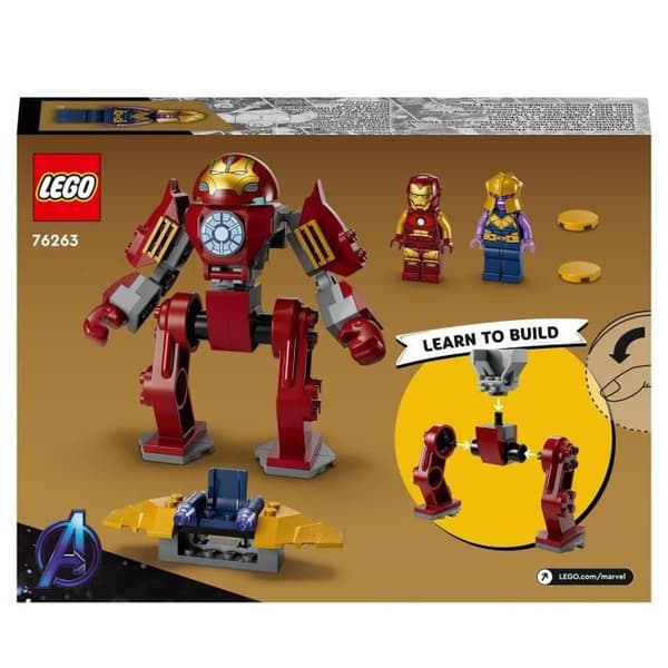 LEGO® Marvel 76263 Iron Man's Hulkbuster vs. Thanos Superhjälteleksak baserad på Avengers: Infinity War