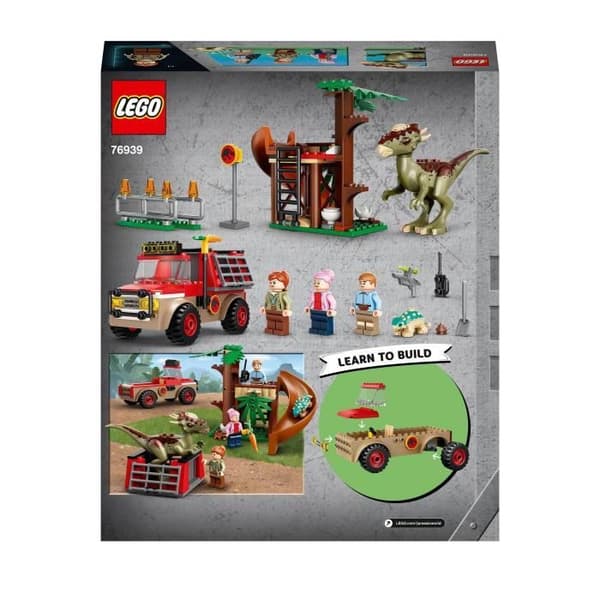 LEGO® 4+ Jurassic World 76939 Stygimoloch Escape Dinosaur Building Leksak för barn från 4 och uppåt med minifigurer