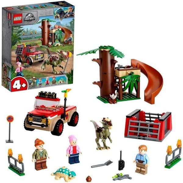 LEGO® 4+ Jurassic World 76939 Stygimoloch Escape Dinosaur Building Leksak för barn från 4 och uppåt med minifigurer