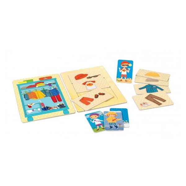 RAVENSBURGER Pedagogiskt spel Hur klär jag mig? - 2 år och +