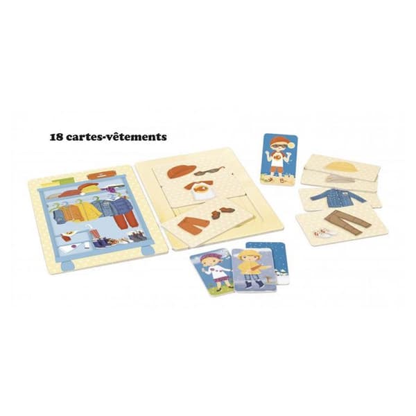 RAVENSBURGER Pedagogiskt spel Hur klär jag mig? - 2 år och +