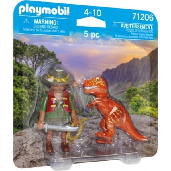 Playmobil Dinos - Äventyrare och Tyrannosaurus - 4008789712066