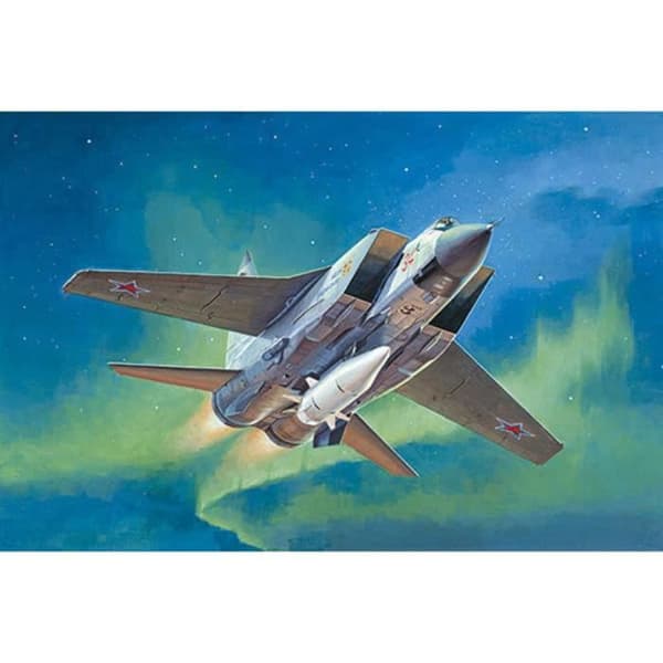 Modellflygplan - TRUMPETER - MiG-31BM - 210 delar - Skala 1/72 - Plaster