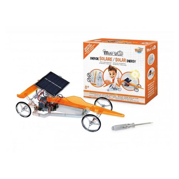 Solbil - BUKI FRANCE - Mini Lab Solenergi - Från 8 år - Vit - Blandat