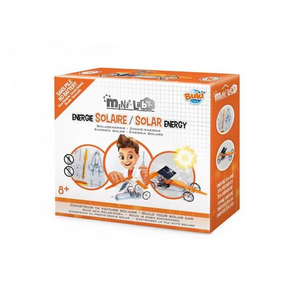 Solbil - BUKI FRANCE - Mini Lab Solenergi - Från 8 år - Vit - Blandat