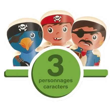 Piratskepp - Byggspel - Från 18 månader - ABRICK