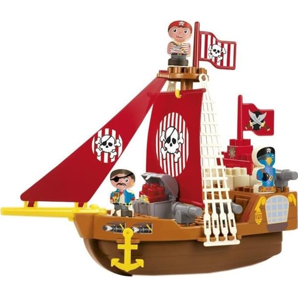 Piratskepp - Byggspel - Från 18 månader - ABRICK