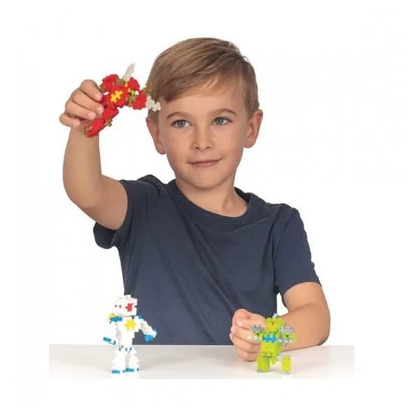 Box Mini Basic 170 stycken "robotar" - Plus Plus