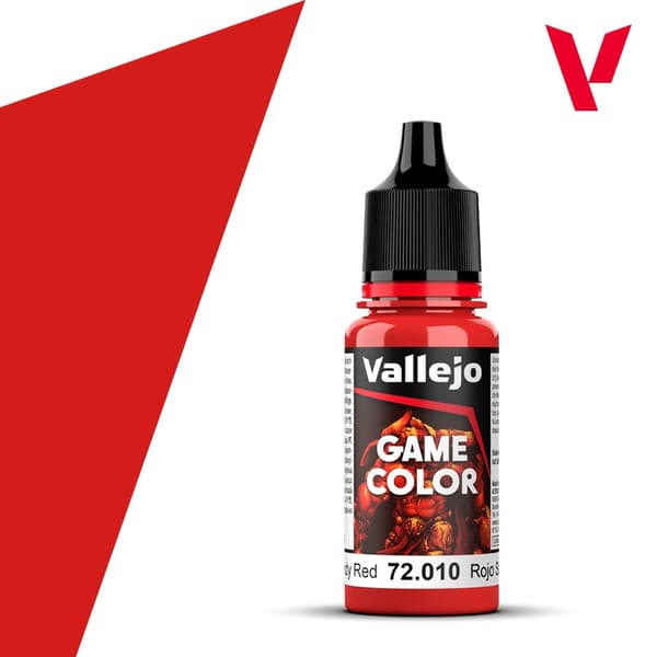 Vallejo Spelfärg 72.010 Bloody Red