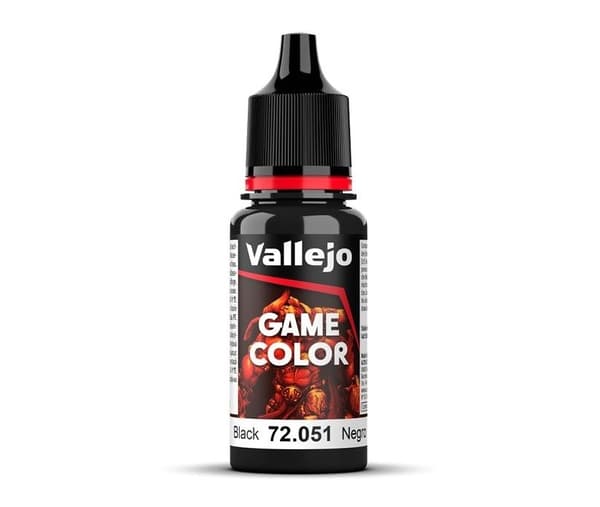 Vallejo Spilfarve 72.051 Sort