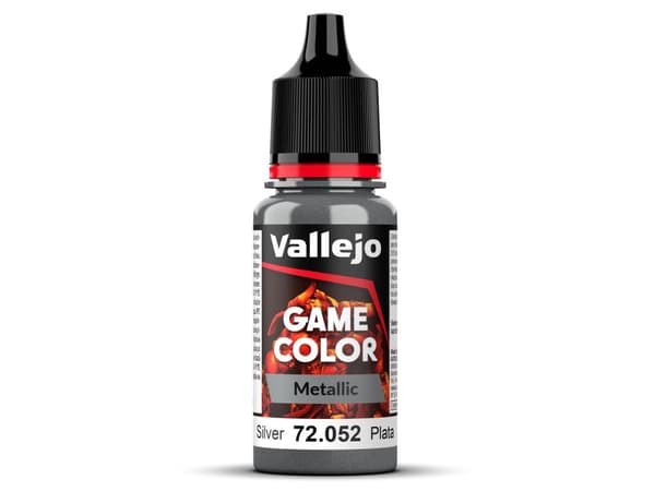 Vallejo Spilfarve 72.052 Sølv