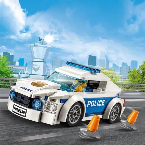 LEGO® City 60239 Polispatrullbil, fordonsset, leksak för barn Flickor Pojkar i åldern 5+