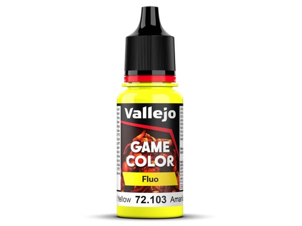 Vallejo Spilfarve 72.103 Fluorescerende gul