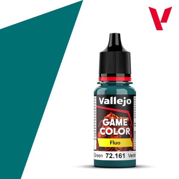 Vallejo Game Color 72.161 Fluorescent Cold Green