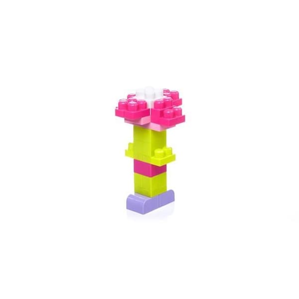 MEGA BLOKS First Builders Pink Bag 80 block - 12 månader och +