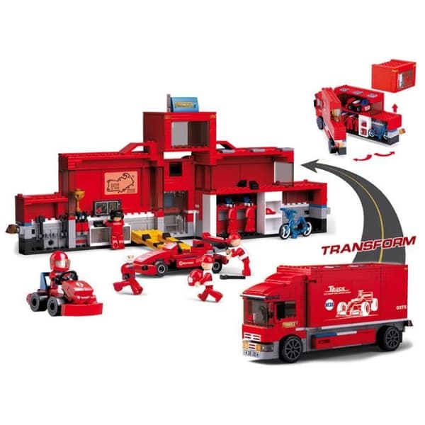 Lego-kompatibla klossar - Konstruktion - Formel 1 - Sluban
