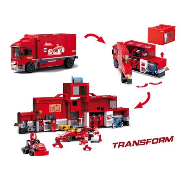 Lego-kompatibla klossar - Konstruktion - Formel 1 - Sluban