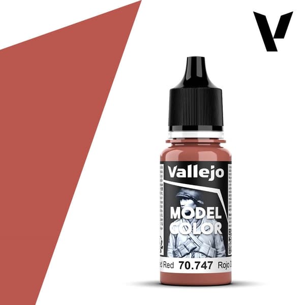 Vallejo Modell Färg 70.747 Blek röd