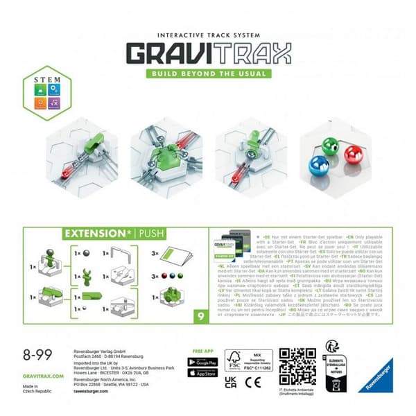Ravensburger Gravitrax Extension Push magnetiskt byggset