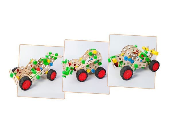 Alexander Toys - Constructor Junior 3x1 - Racingbil