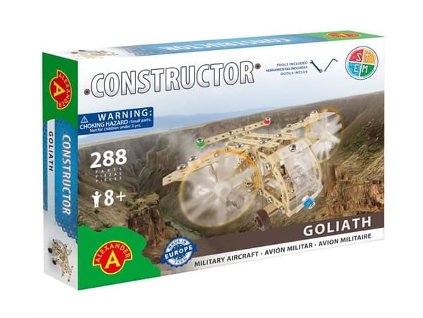 Alexander Toys - Konstruktör Goliath - Militärt flygplan