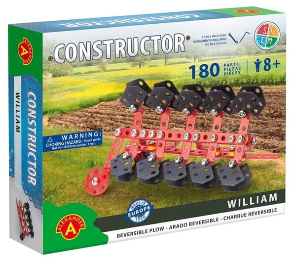 Alexander Toys - Konstruktör William - Vändbar plog