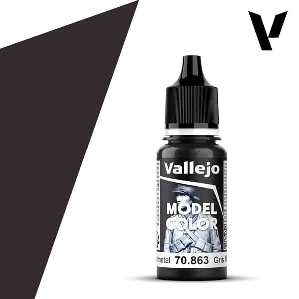 Vallejo Model Farve 70.863 Gunmetal