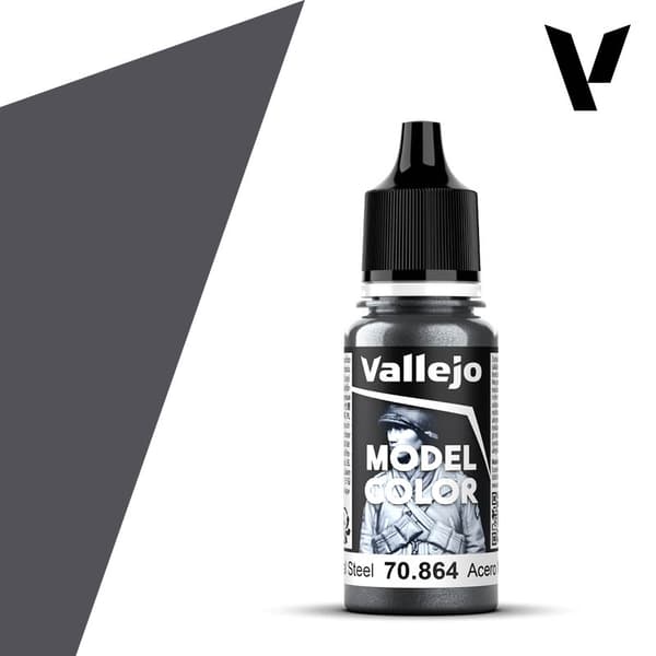 Vallejo Modell Färg 70.864 Naturligt stål