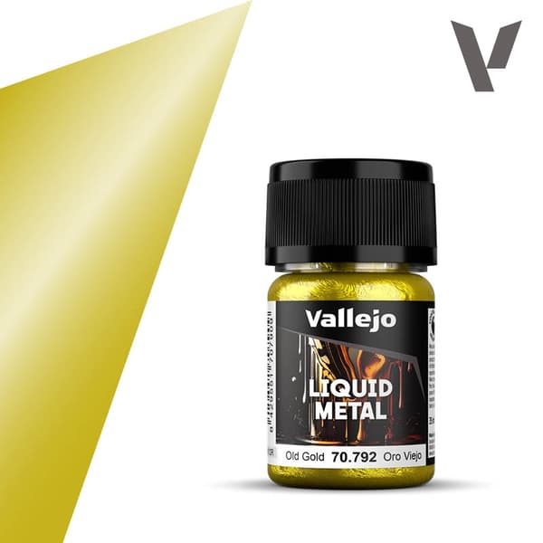 Vallejo Flytande metall 70.792 Gammalt guld