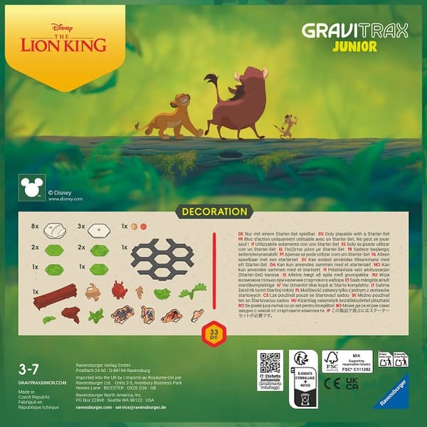 GraviTrax Junior Extension Lejonkungen Ravensburger