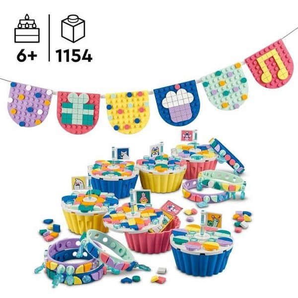 LEGO® DOTS 41806 The Ultimate Party Kit, Födelsedagsspel, Party Bag Favor