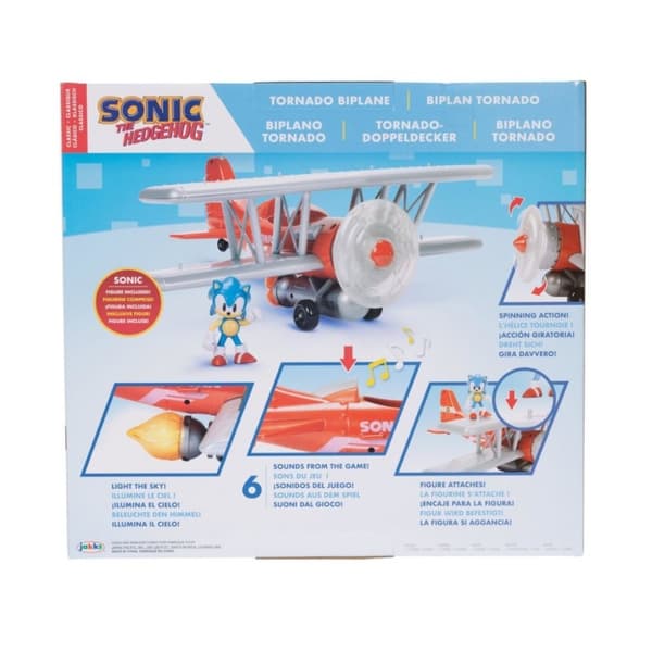 Sonic Tornado Biplan + lys og lyd