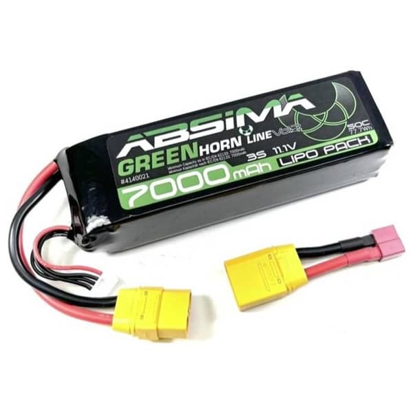 Absima Batteripaket (LiPo) 11,1 V 7000 mAh Antal celler: 3 50 C stick XT90