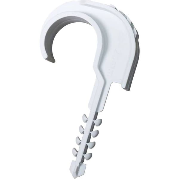N & L Einzel steckschelle 20-25mm Plug-in monteringsfläns 531STN för plug-in montering i murverk, med