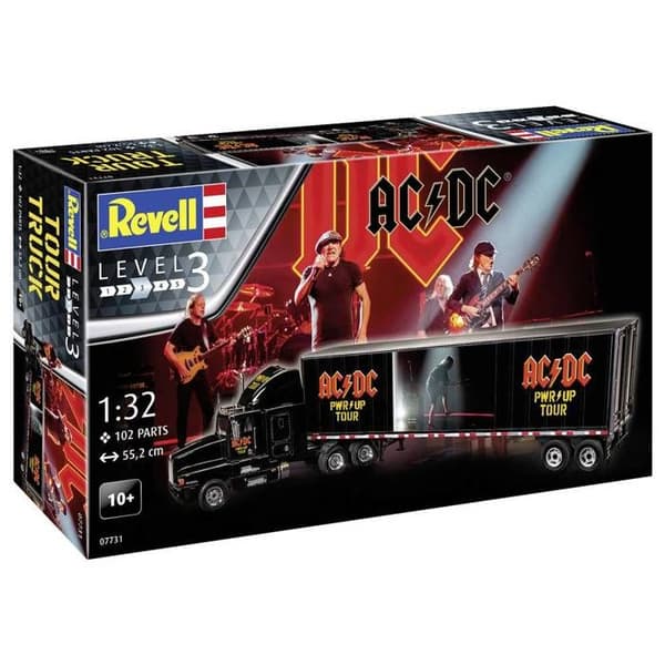 Revell 07731 AC/DC Tour Truck &amp; Trailer "Power Up" Truck modell 1:32