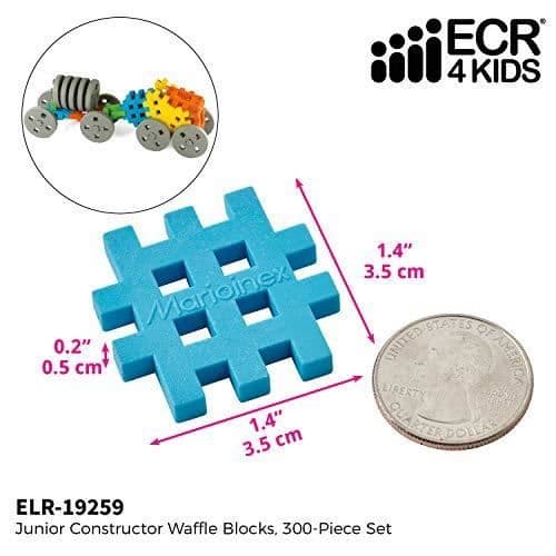 Marioinex 902271 Mini Waffle Building - Set med 300 delar - Flerfärgad