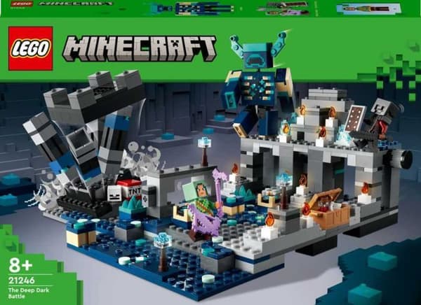 Monteringsspel - konstruktionsspel - Lego-manipulationsspel - 21246 - Minecraft - Das Duell in der Finsternis ()