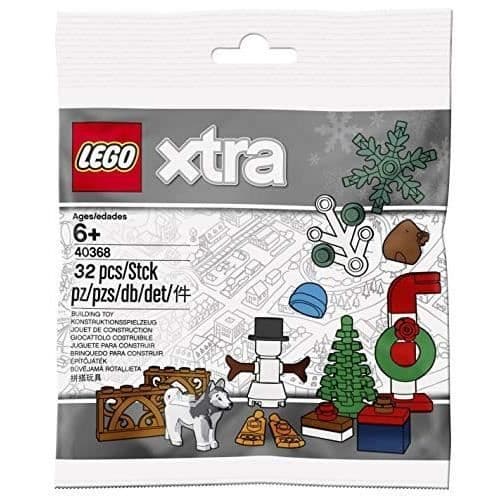 Jultillbehör - LEGO - Noelle - 32 delar - Röd, Vit, Grön
