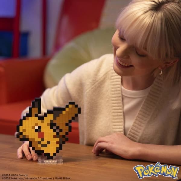 MEGA-Pokémon-Pikachu-Retro bygglåda 400 stycken - MEGA Pokémon - HTH74