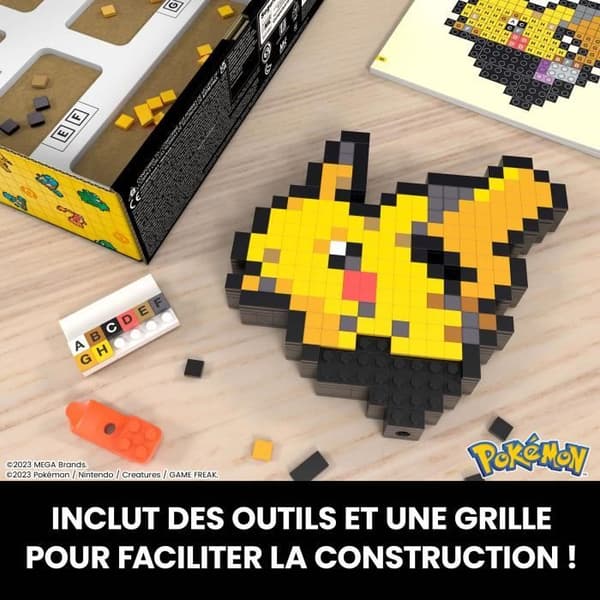 MEGA-Pokémon-Pikachu-Retro bygglåda 400 stycken - MEGA Pokémon - HTH74